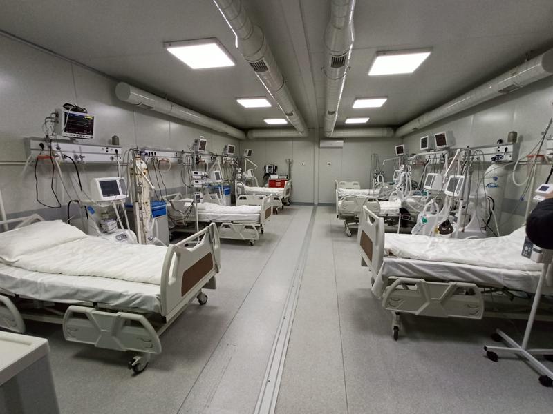 Unitatea Covid de la Letcani, Foto: Facebook / MApN