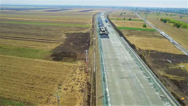 Drumul expres de beton spre vama Giurgiu, Foto: Captura YouTube