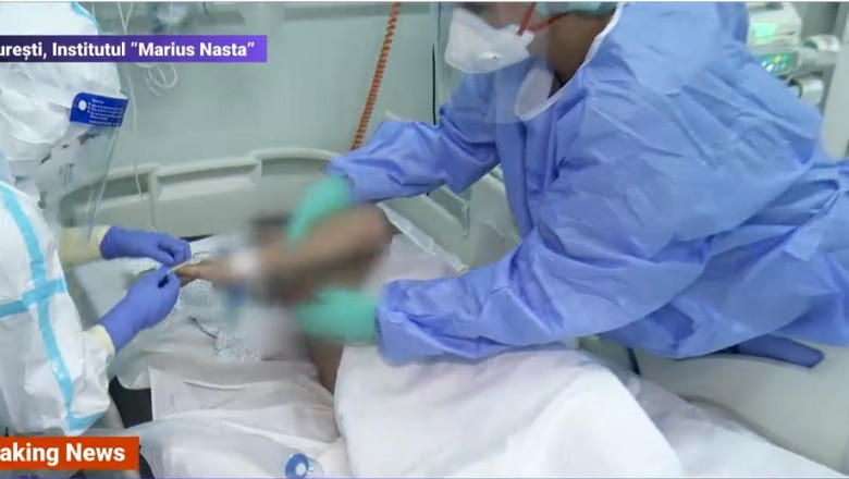 Pacienti Covid, Foto: Captura video