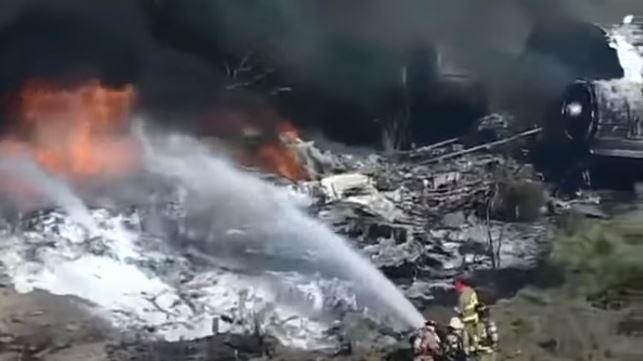 Avion prabusit in Texas, Foto: YouTube