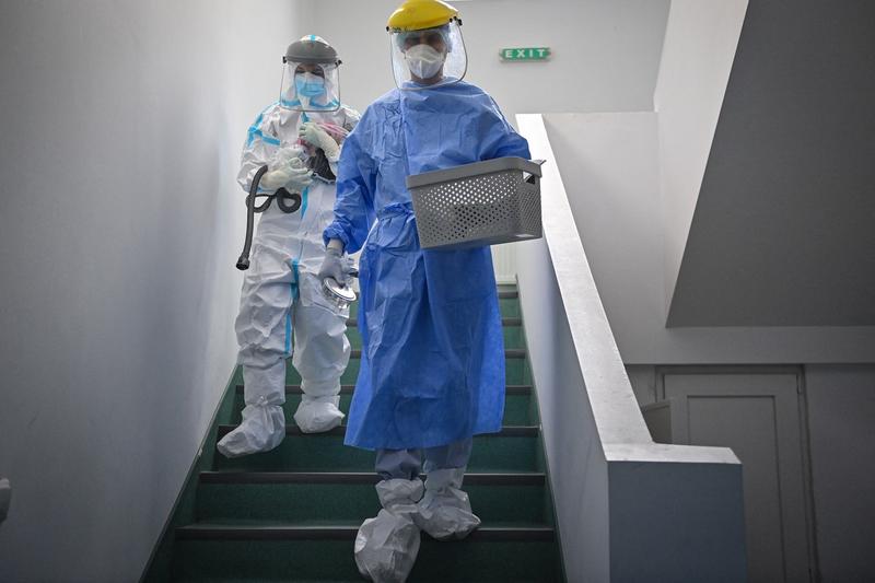 Coronavirus in Romania, Foto: Daniel MIHAILESCU / AFP / Profimedia