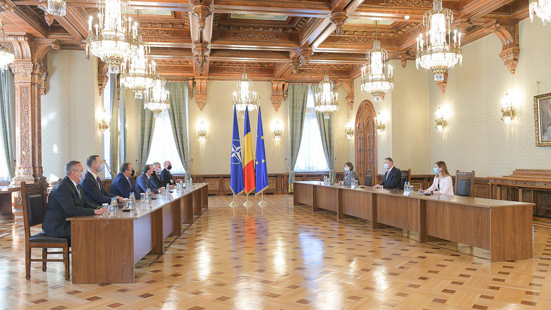 Iohannis, consultari cu delegatia PNL, Foto: Presidency.ro
