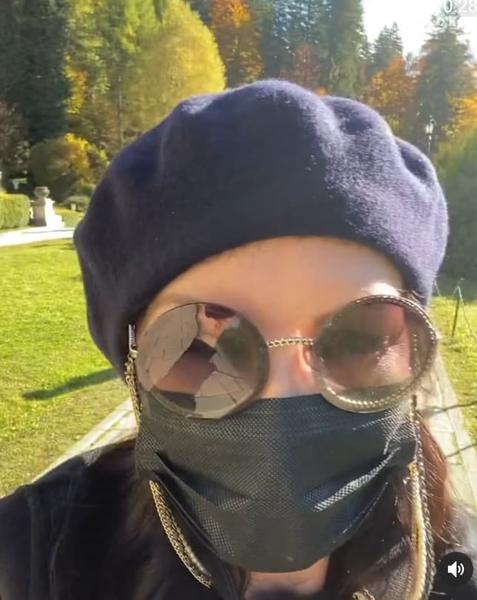 Catherine Zeta-Jones la Castelul Peles (captura de ecran), Foto: Hotnews