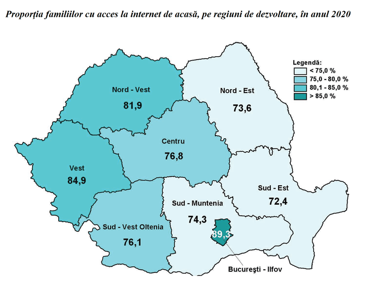 Acoperire internet, Foto: INS