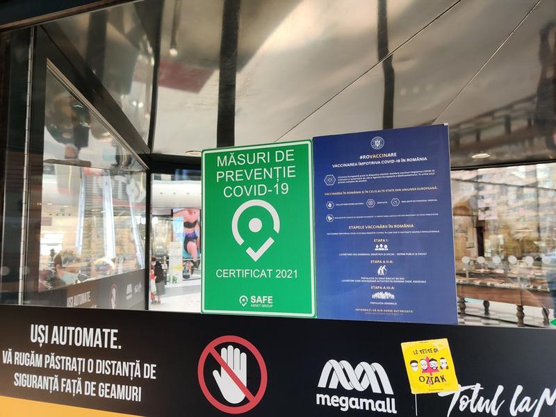 Certificatul verde la mall, Foto: Hotnews