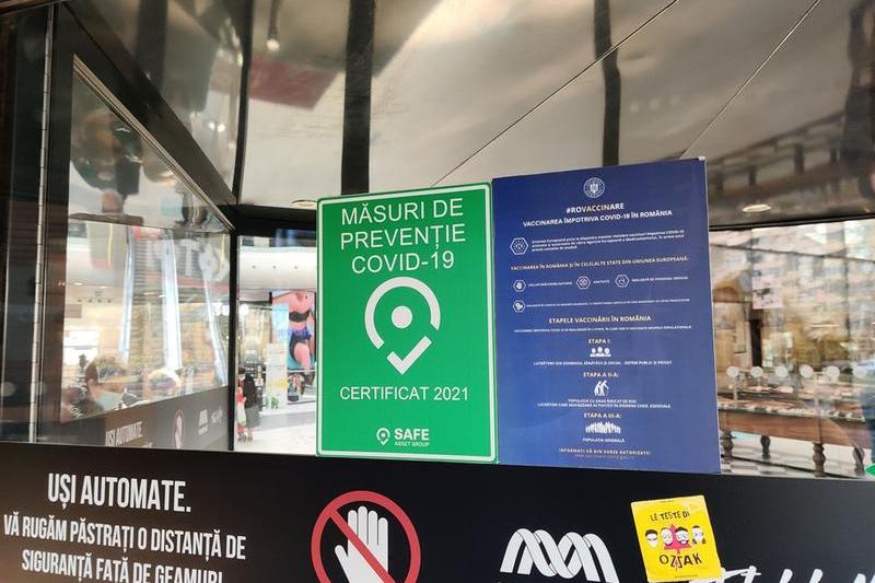 Certificatul verde la mall, Foto: Hotnews