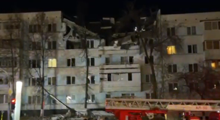 Explozie intr-un bloc de locuinte din Rusia, Foto: Captura video