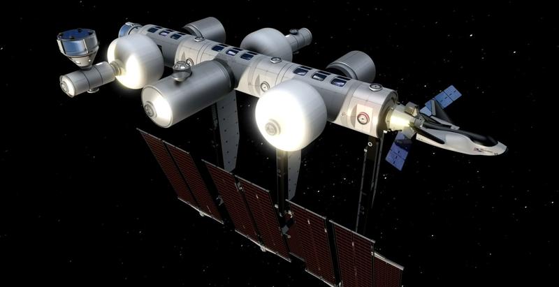 Statia spatiala Orbital Reef, Foto: Blue Origin