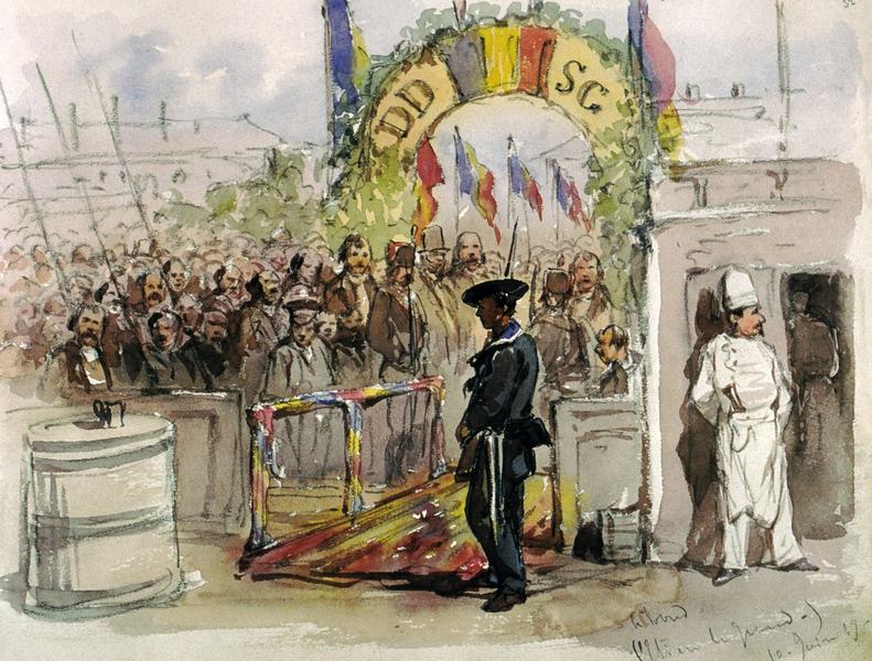 Amedeo Preziosi ”La bordul iahtului Stefan cel Mare”, Foto: Colegiul Noua Europa