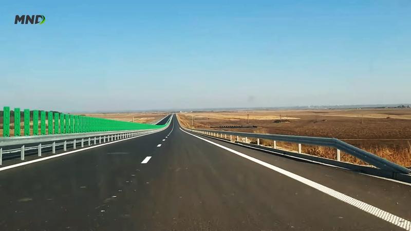 Profilul Drumului Expres DX12 Craiova - Pitesti, asemanator cu o autostrada, Foto: Captura YouTube