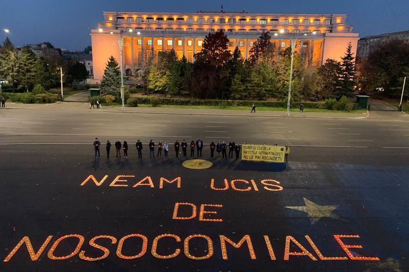 protest Declic fata de subraportarea infectiilor intraspitalicesti, Foto: Declic