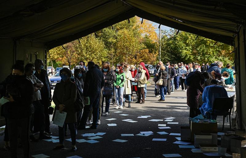 Mataron vaccinare Bucuresti, Foto: Daniel MIHAILESCU / AFP / Profimedia