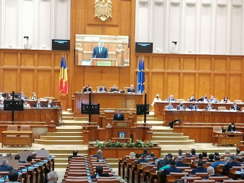 Ciolacu la motiunea de cenzura, Foto: Hotnews