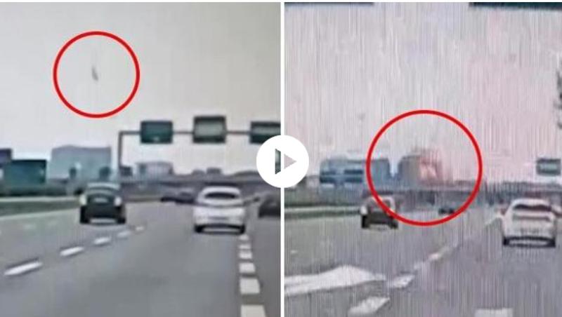 Prabusirea avionului pilotat de Dan Petrescu, Foto: Captura video