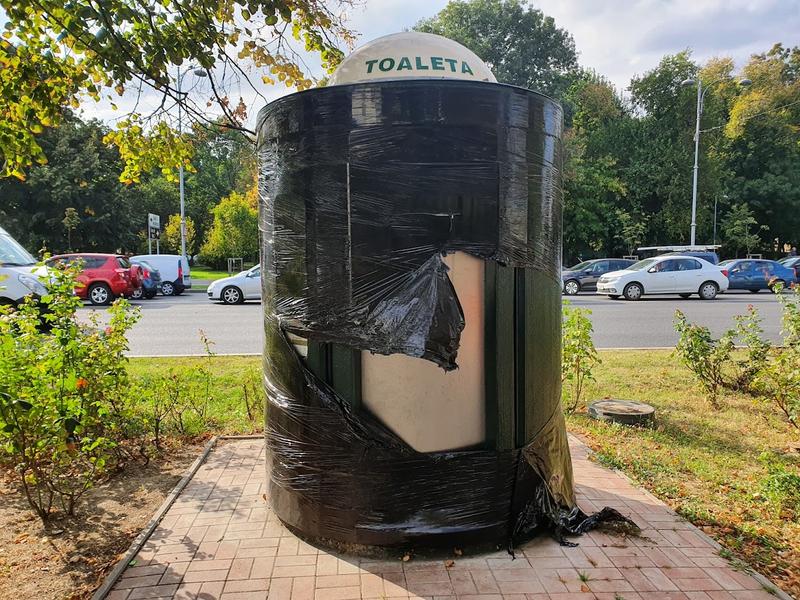 Toaleta automata inchisa, Foto: Hotnews