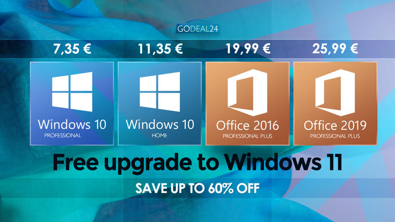 Windows 11 este disponibil și obțineți cheia Windows 10 autentică la 7,35 €, Foto: GoDeal24