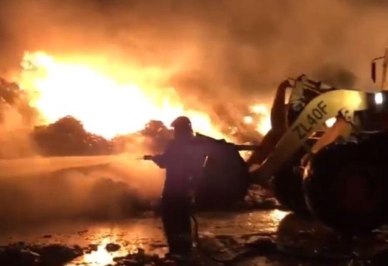 Incendiu Macin, Foto: YouTube