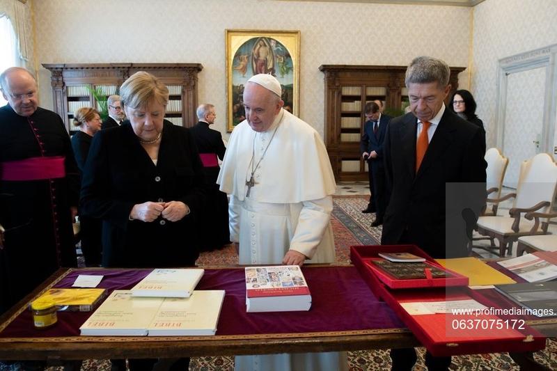 Angela Merkel, primită de Papa Francisc, Foto: Profimedia Images