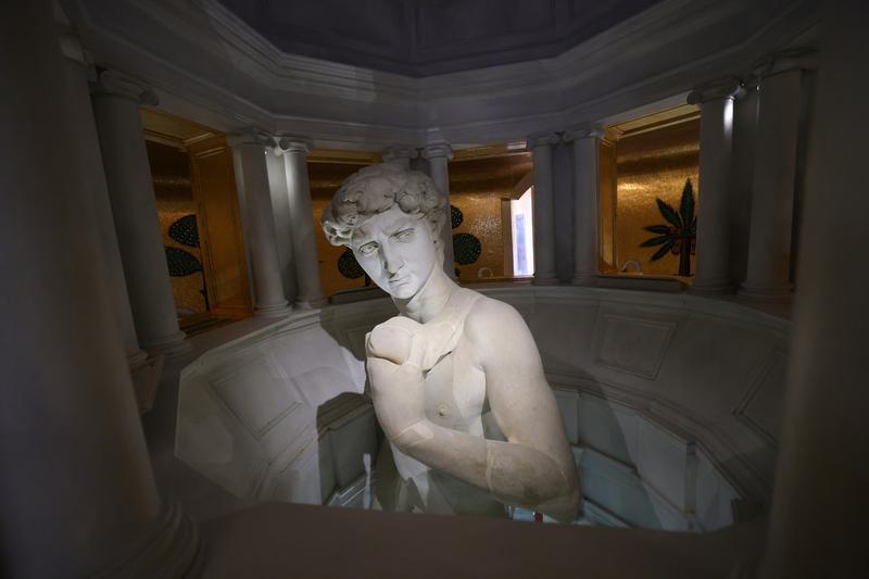 Replica statuii lui David expusa in Dubai, Foto: GIUSEPPE CACACE / AFP / Profimedia