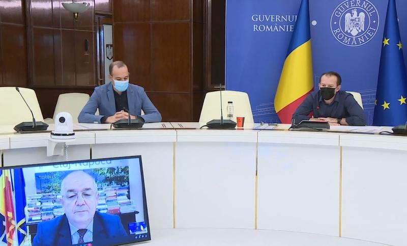 Florin Citu, discutii cu primarii, Foto: Captura Guvern