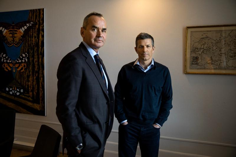 Ian Lundin (stanga) si Alex Schneiter, Foto: Roger Turesson-DN / AFP / Profimedia Images