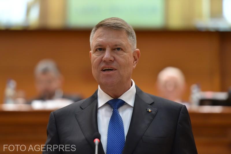 Președintele Klaus Iohannis, in Parlament, Foto: AGERPRES