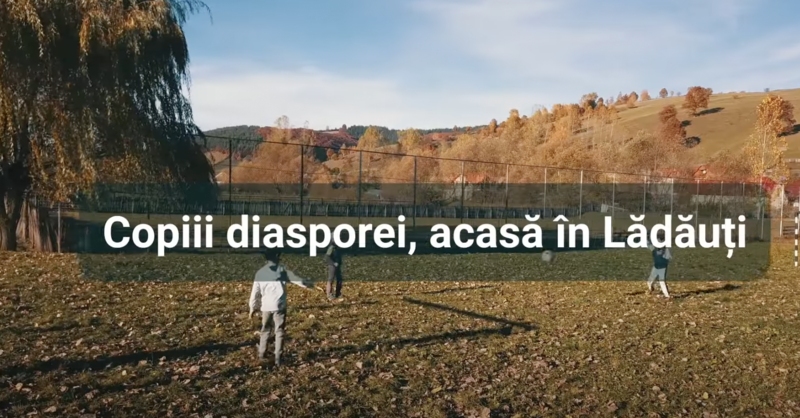 Copiii diasporei acasă în Lădăuți , Foto: Captura YouTube