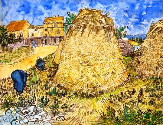 „Capite cu spice de grau”, pictat de Van Gogh, Foto: christies.com