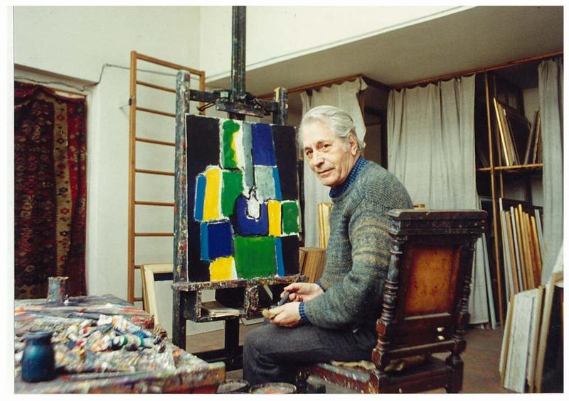 Ion Pacea în atelier, Foto: Artmark