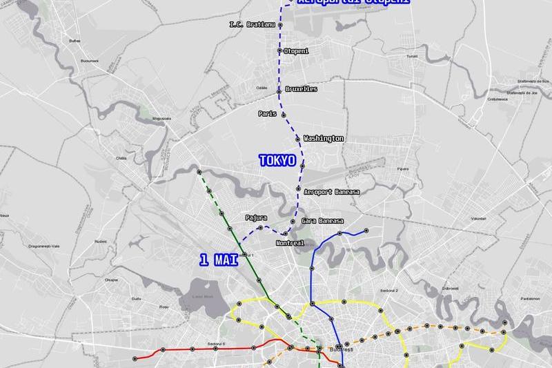 Magistrala M6 de metrou 1 Mai - Baneasa - Otopeni, Foto: Hotnews