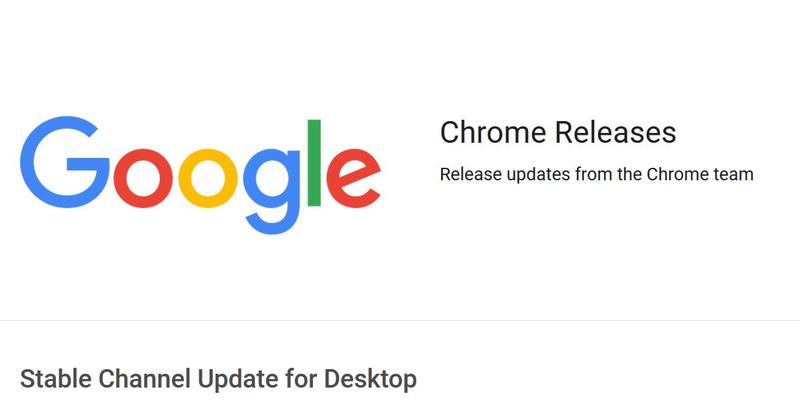 Update de Chrome, Foto: Google