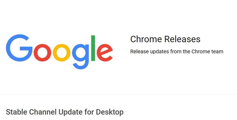 Update de Chrome, Foto: Google