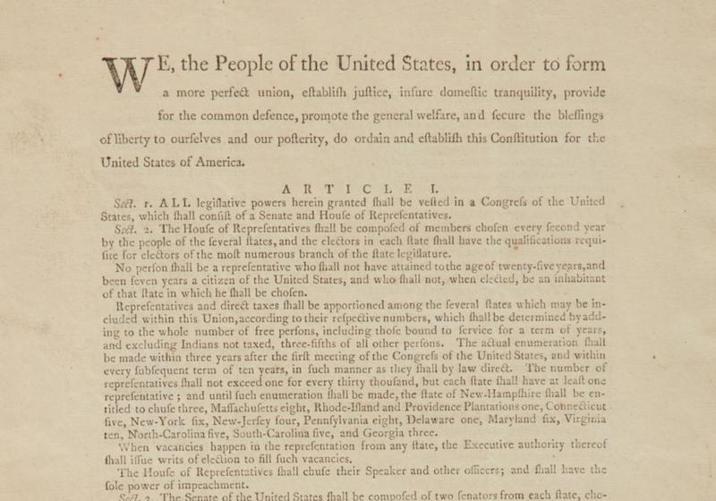 Constitutia americana, Foto: Sothebys.com