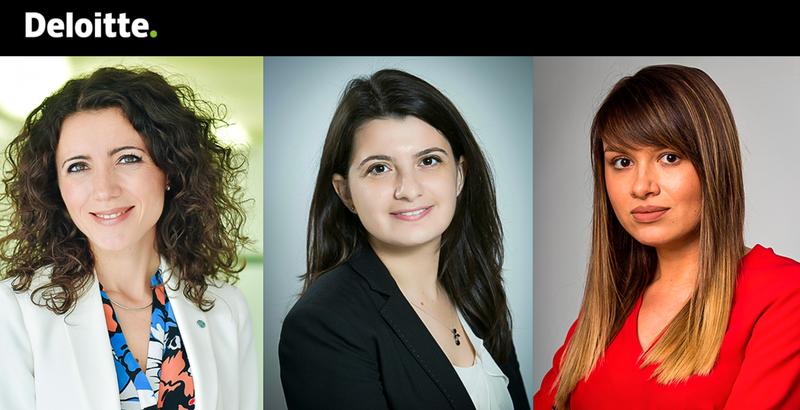 Alexandra Smedoiu, Anca Ghizdavu, Cristina Borș, Foto: Deloitte Romania
