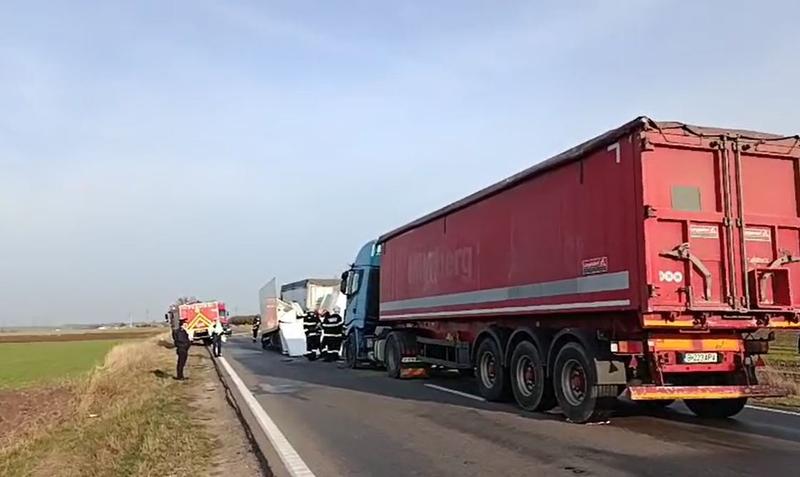 Accident E70, Foto: Captura Facebook