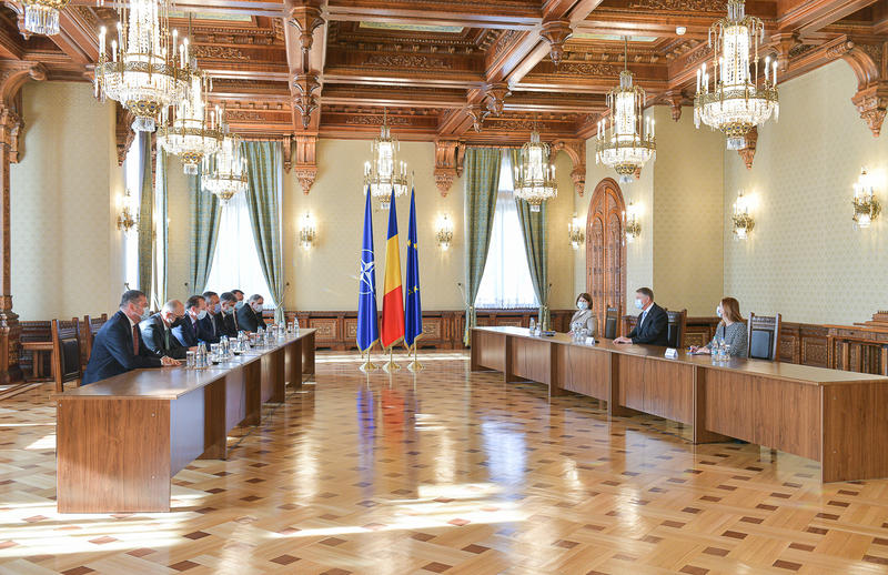 noua coalitie PNL, PSD, UDMR la consultari cu Klaus Iohannis, Foto: Presidency.ro