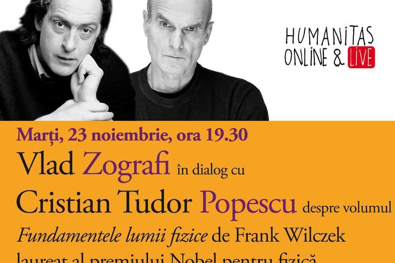 Vlad Zografi în dialog cu Cristian Tudor Popescu, Foto: Humanitas