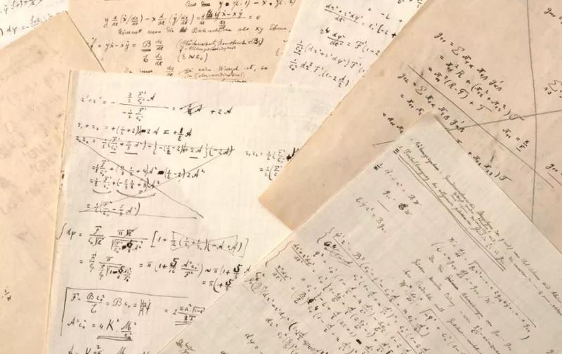Pagini ale manuscrisului lui Einstein scos la licitatie, Foto: christies.com