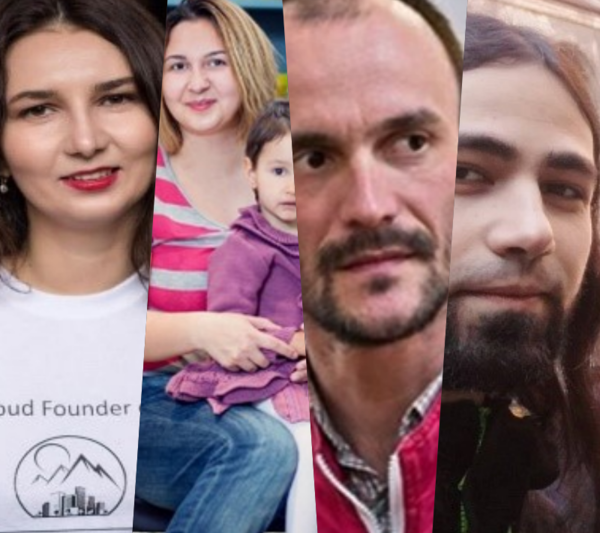 4 membri ai „Coaliției Valea Jiului Implicată”, Foto: Contributors.ro