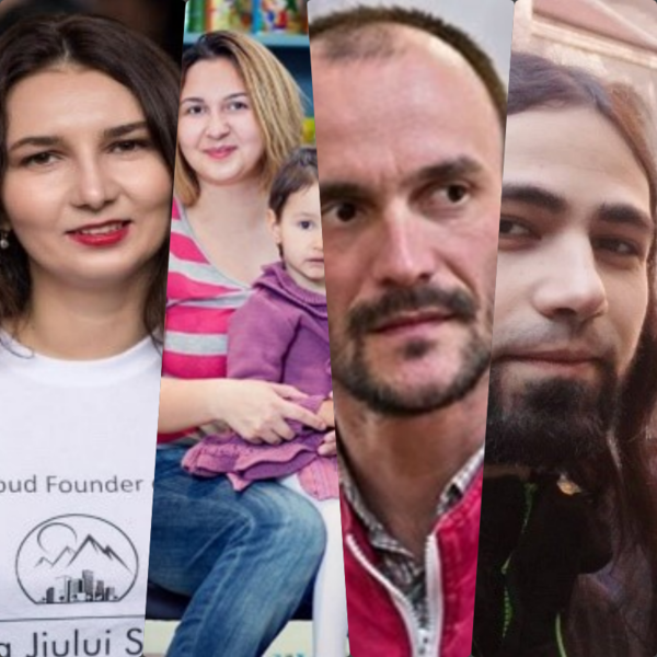 4 membri ai „Coaliției Valea Jiului Implicată”, Foto: Contributors.ro