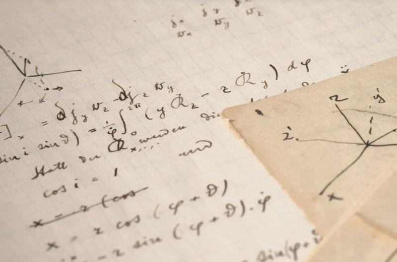 Manuscrise Albert Einstein, Foto: christies.com