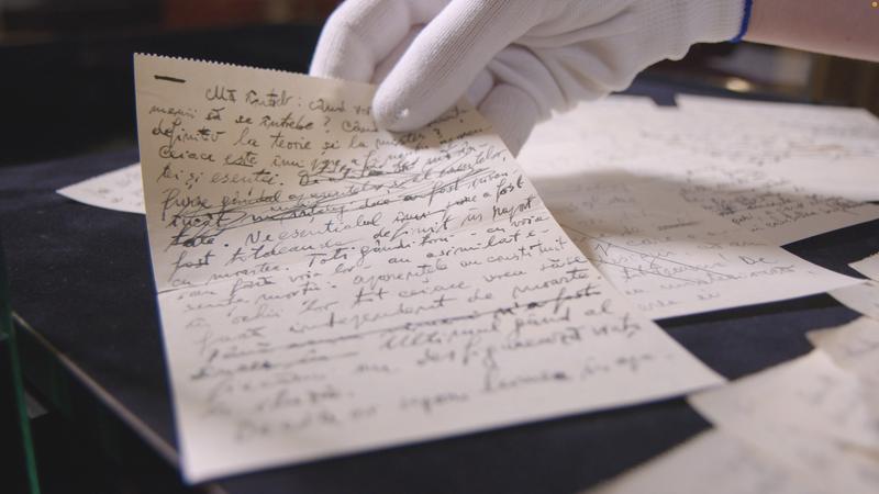 Manuscris Emil Cioran pentru crearea volumului Cartea Amăgirilor, Foto: Artmark