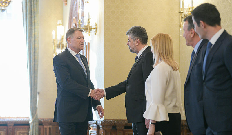 Iohannis și Ciolacu (foto arhivă), Foto: Presedintia Romaniei