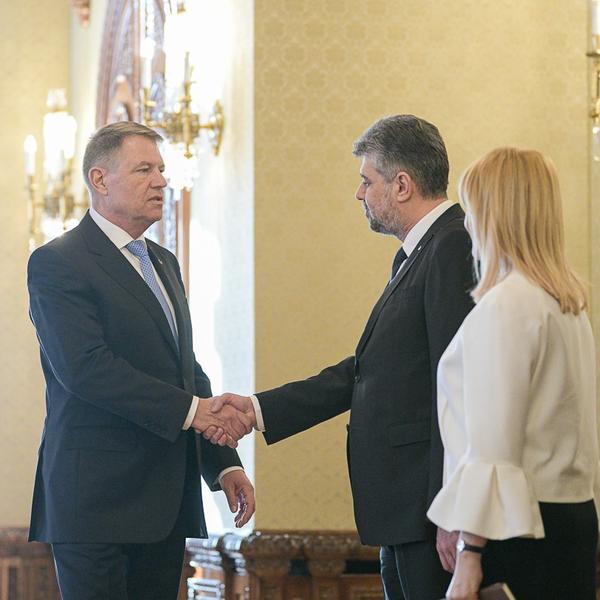 Ciolacu la consultari la Cotroceni , Foto: Presedintia Romaniei