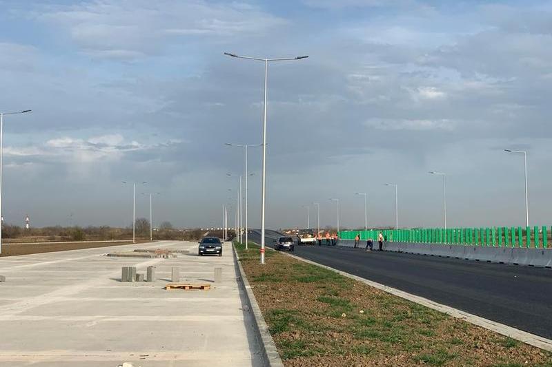 Centura Mihăilești înainte de finalizare, Foto: Ionel Scriosteanu / Facebook