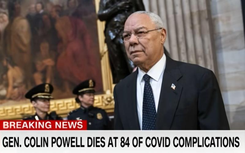 Anuntul mortii lui Colin Powell, Foto: Captura YouTube
