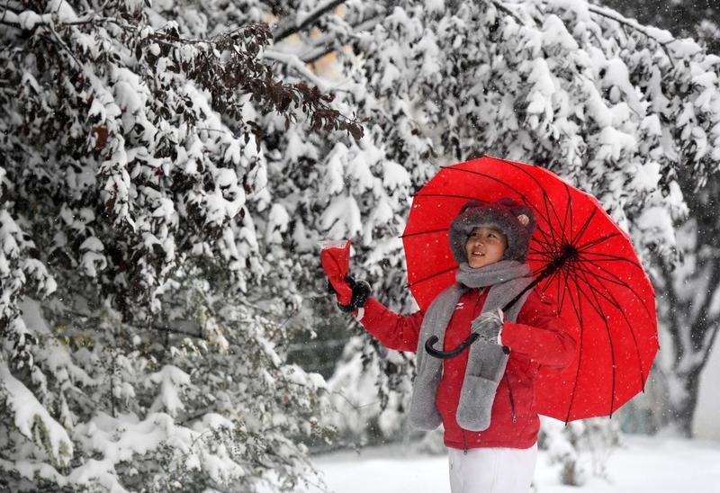 Ninsoare in China, Foto: Zhao Zishuo / Xinhua News / Profimedia