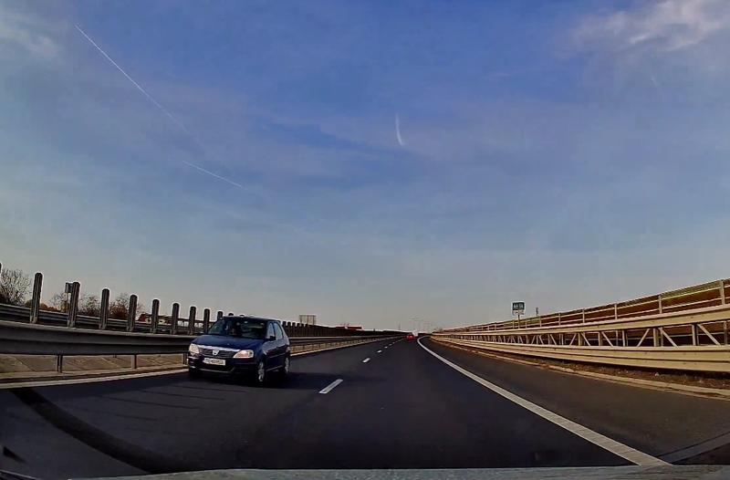 Sofer care conduce pe contrasens pe autostrada, Foto: Captura video