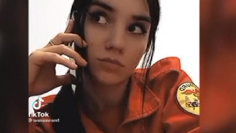 Voluntara ISU, Foto: Captura de ecran