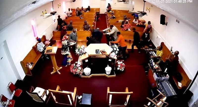 Incidentul din biserica penticostala din Tennesse, Foto: Captura video